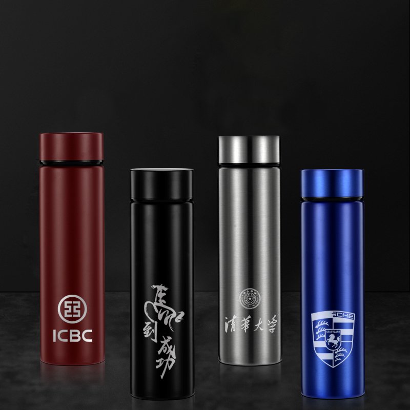 Smart LED Temperature Display Metal Insulation Water Bottle Cup Stainless Steel Intelligent Vacuum Flask