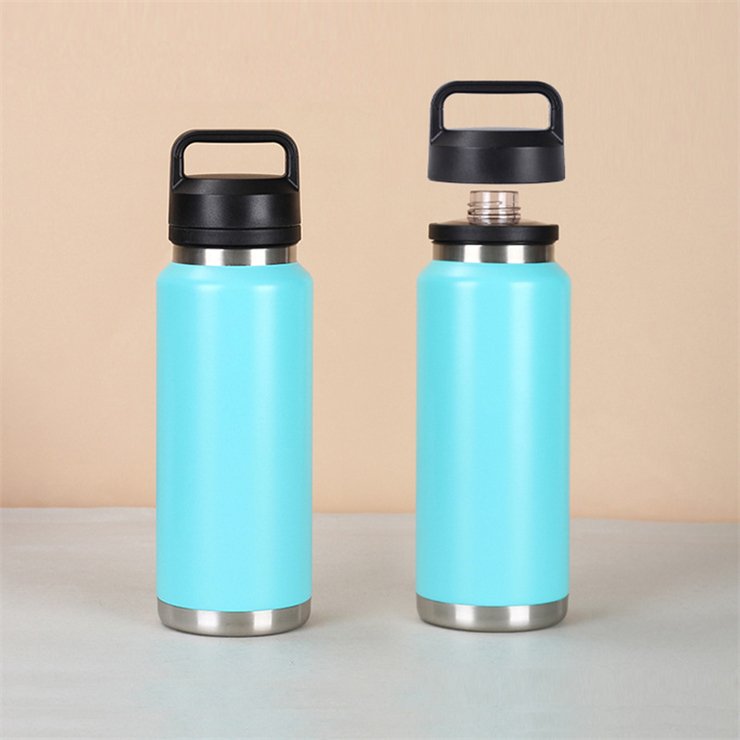 18oz 36oz 64oz Vacuum Insulated Water Bottle, Stainless Steel Double Wall Insulation, Thermo Flask for Hot and Cold Drinks
