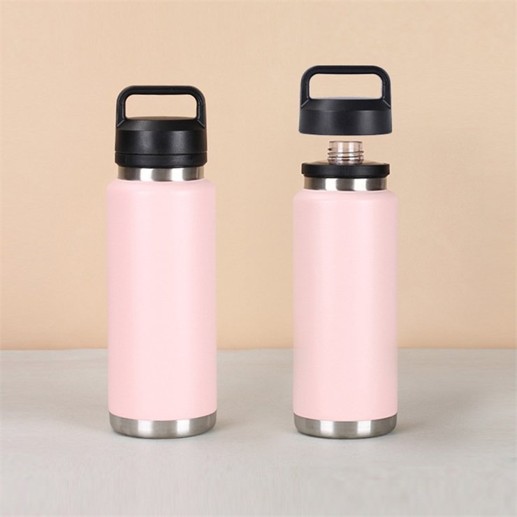 18oz 36oz 64oz Vacuum Insulated Water Bottle, Stainless Steel Double Wall Insulation, Thermo Flask for Hot and Cold Drinks