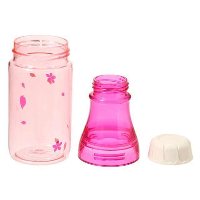 2021 hot sales 500ml fission cherry blossom Plastic Tritan milk water bottle