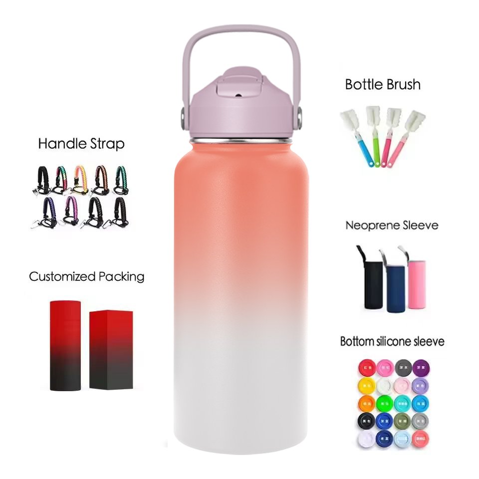 Insulated Water Bottle Customized logo BPA Free Double Wall vacuum flask stainless steel Insulated Sports Water Bottles