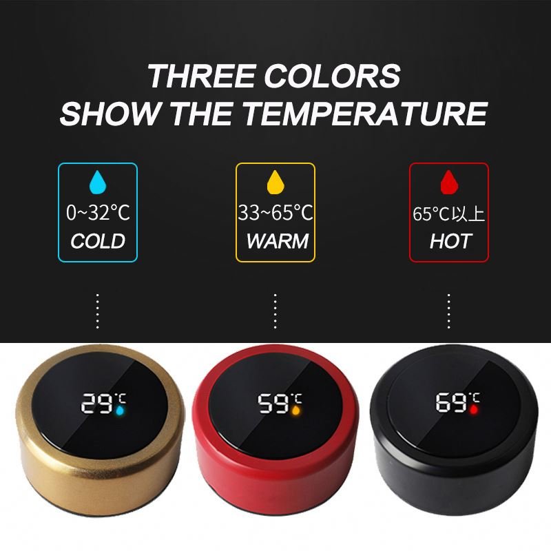 Vacuum Insulated Stainless Steel Term Digital Water Bottle Double Wall Vacuum Bottles Thermos Vacuum Flask
