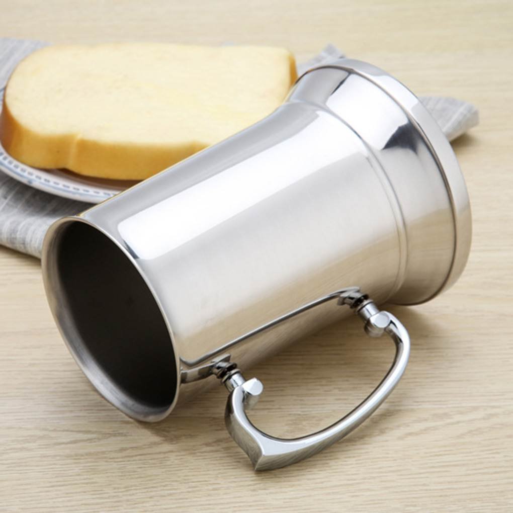 Metal Beer Tankards Drink Beer Mug Beer Mugs With Logo Personalized Mug Tankard
