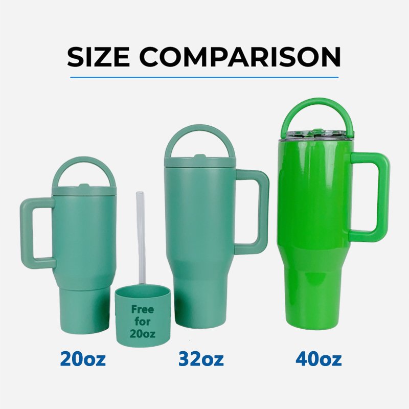 Custom Logo 32oz Tumbler with Handle Stainless Steel Leak Proof Vacuum Insulated Mug with Flip Straw Wholesale