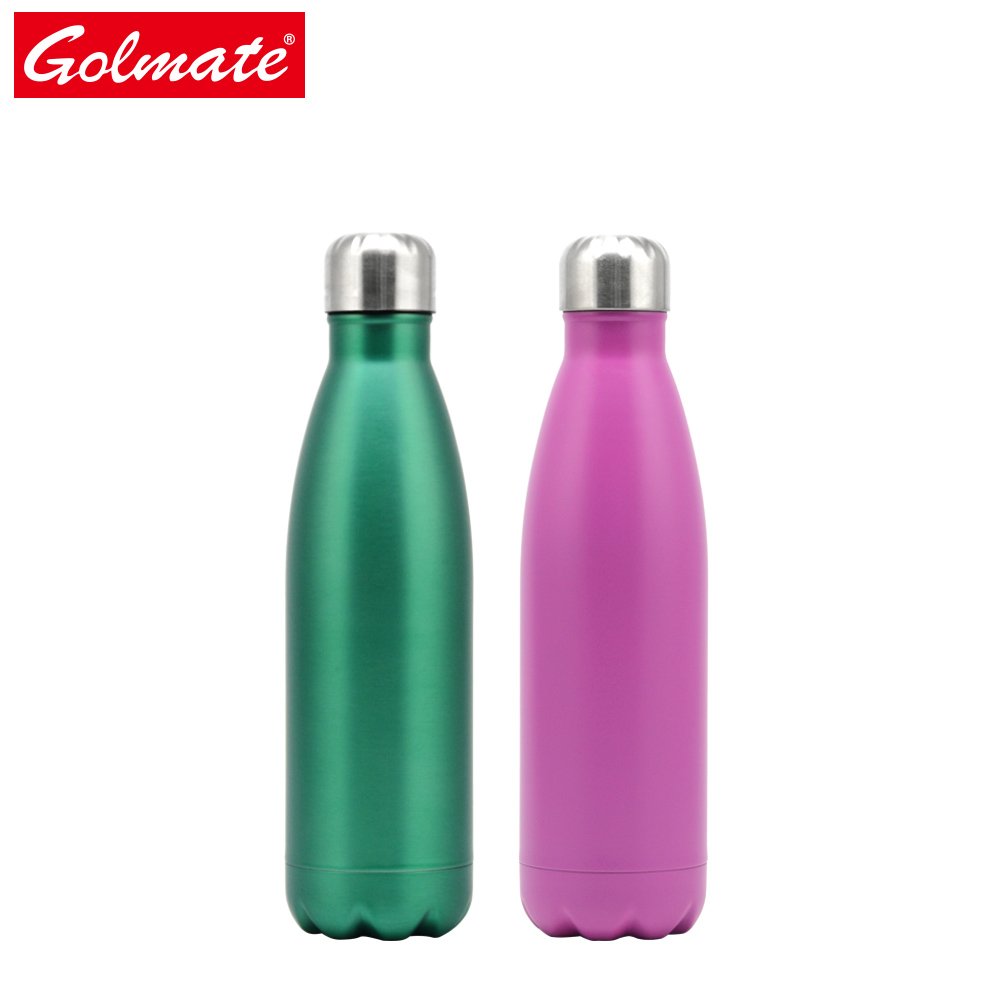1000ml SS cola shape student children water bottle