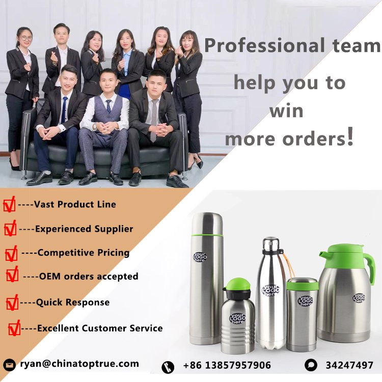 Wholesale Vacuum Bottle Thermos Flask Stainless Steel Thermos Insulated Coffee Mug smart drinking metal