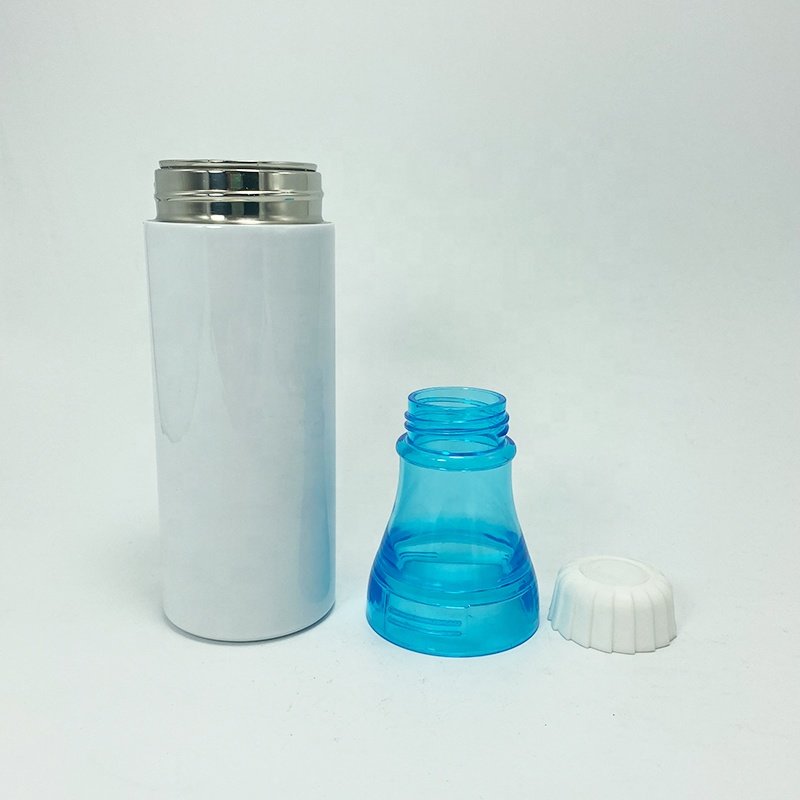 Japanese/Korean market Cherry sunny bpa free tritan stainless steel sports water bottle removable bottom