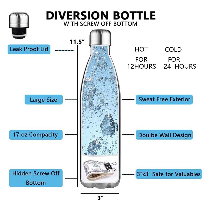 2023 Thermos Coffee Tea Bullet Cup Cola Shape Water Bottle Stainless Steel Vacuum Flasks Thermoses