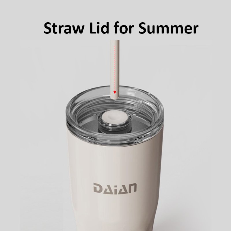 DAIAN'S Patented Double Wall Stainless Steel Insulated and Vacuum Custom Coffee Tumbler Travel Mug Luxury Leak proof Tumbler