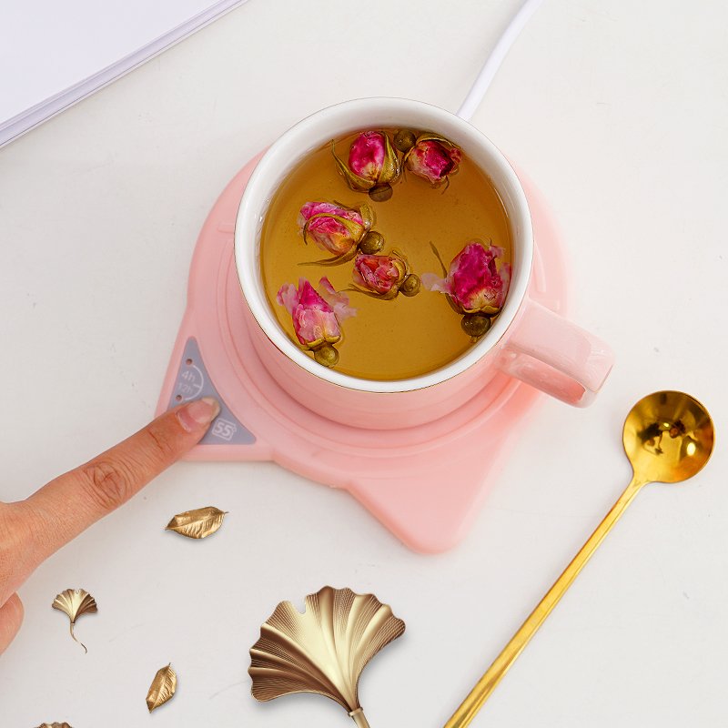 Porcelain Thermal Ceramic Coffee Mugs Warmer Cups Heating Insulated Electric Heater Usb Cup Warmer Cat shape with switch