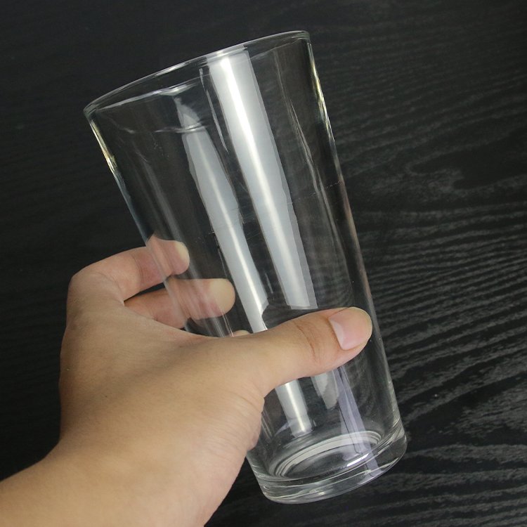 Custom 16oz pint glasses Wholesale cheap price transparent clear custom 16oz pint glasses beer mugs drinking glassware