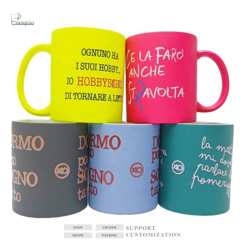 Personalized Branded Promotional Porcelain Stoneware Mug Custom LOGO Printed Ceramic Cups Coffee Ceramic Mugs With Custom Logo