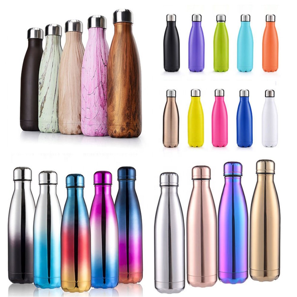 New Design 350ml 500ml Double Wall Stainless Steel Water Bottle Vacuum Flask