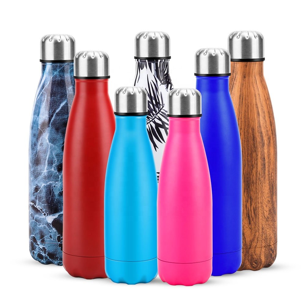 New Design 350ml 500ml Double Wall Stainless Steel Water Bottle Vacuum Flask