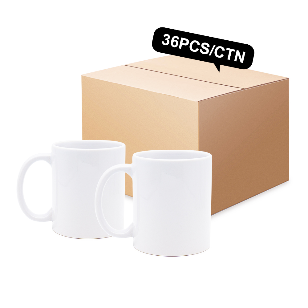 free sample 11oz white christmas souvenir cup pottery creative ceramic travel unique mug personalised sublimation