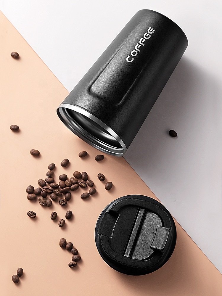 New Stainless Steel Thermos Vacuum Flask Coffee Mug Water Bottle Creative Outdoor Travel Portable Car Gift Thermos Cup