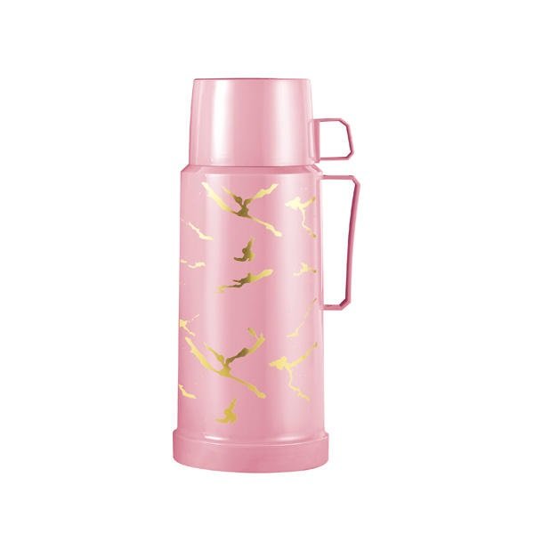 SUNLIFE Fast Delivery 1.8L PP Body White Glass Liner Thermal JugVacuum Flask with Two Cups