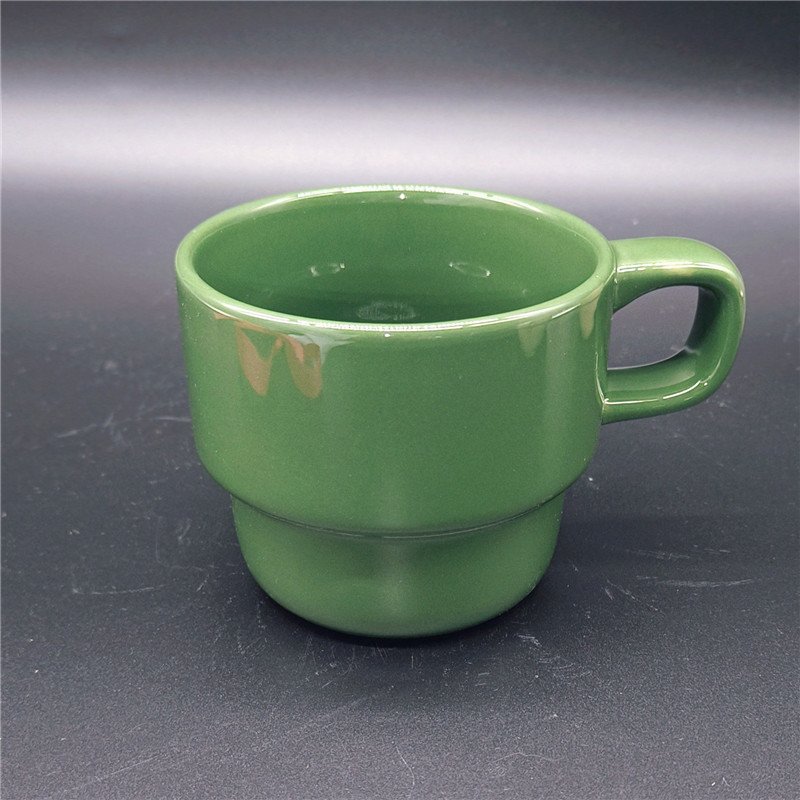 Mug couple water ceramic high-end coffee milk coffee colored Luo stacked cups high aesthetic gift cups