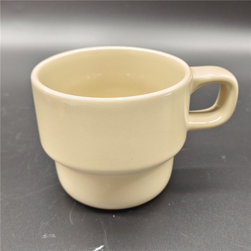 Mug couple water ceramic high-end coffee milk coffee colored Luo stacked cups high aesthetic gift cups