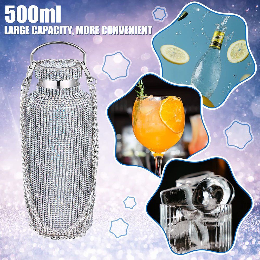 Lady Diamond Tea Thermos Arabic Vacuum Flasks & Thermoses Water Bottle For Girls