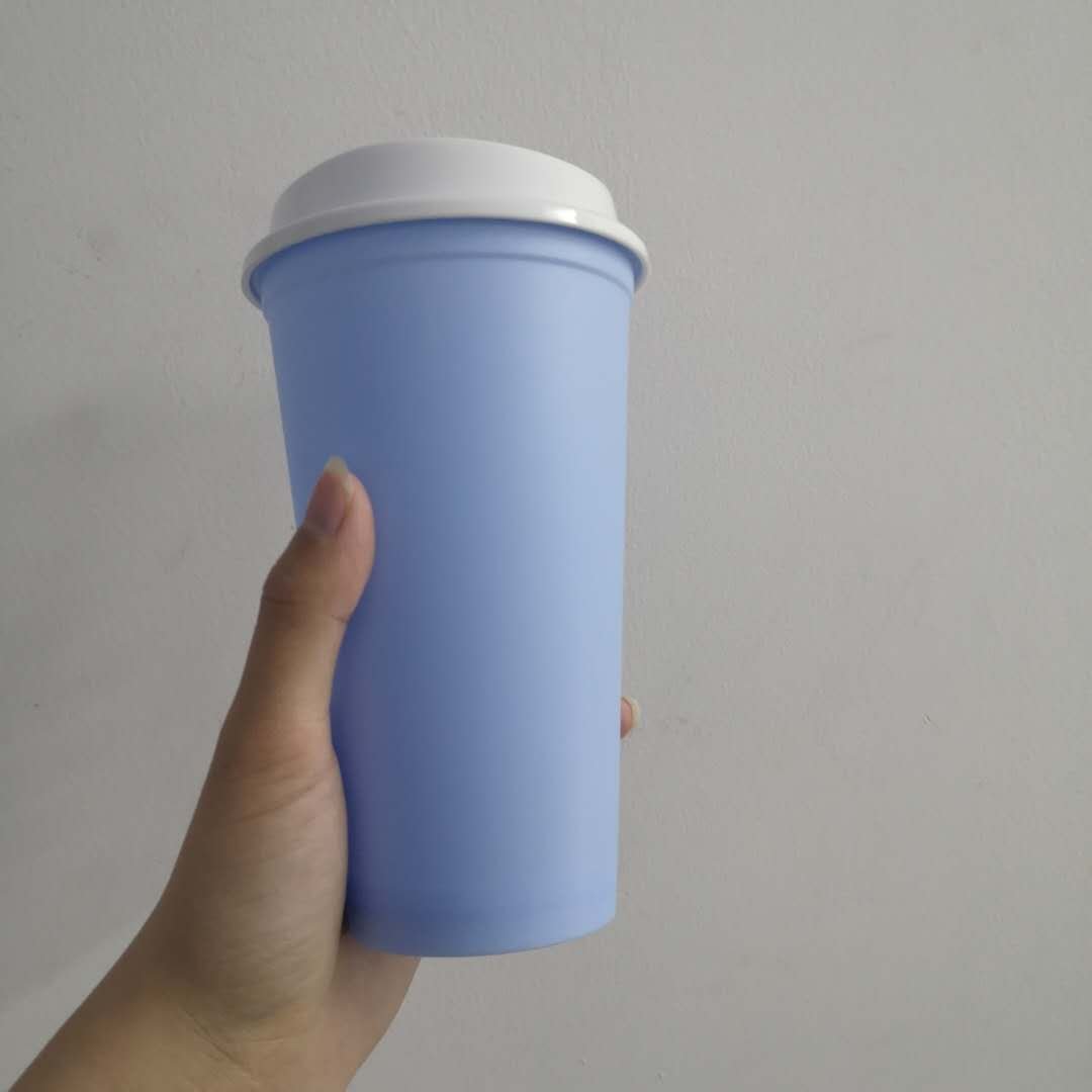 16oz 12oz 8oz Plastic Travel Cup BPA free Hot reusable cups pack Customizable birthday coffee tumbler Blank Cups for Vinyl