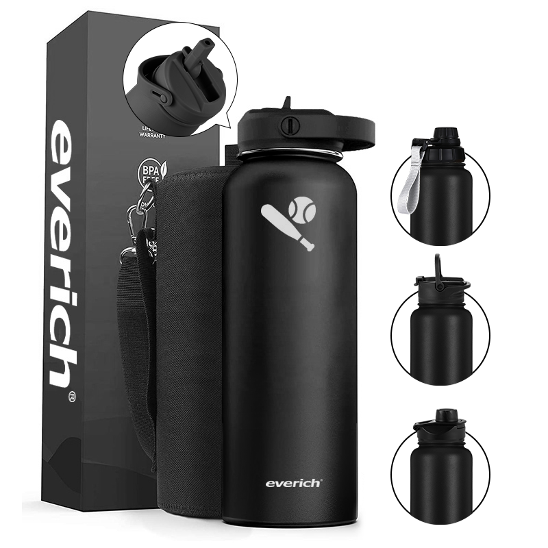 Customised eco-friendly bpa free bulk reusable Stainless Steel Vacuum Insulated water bottle vacuum flask thermos