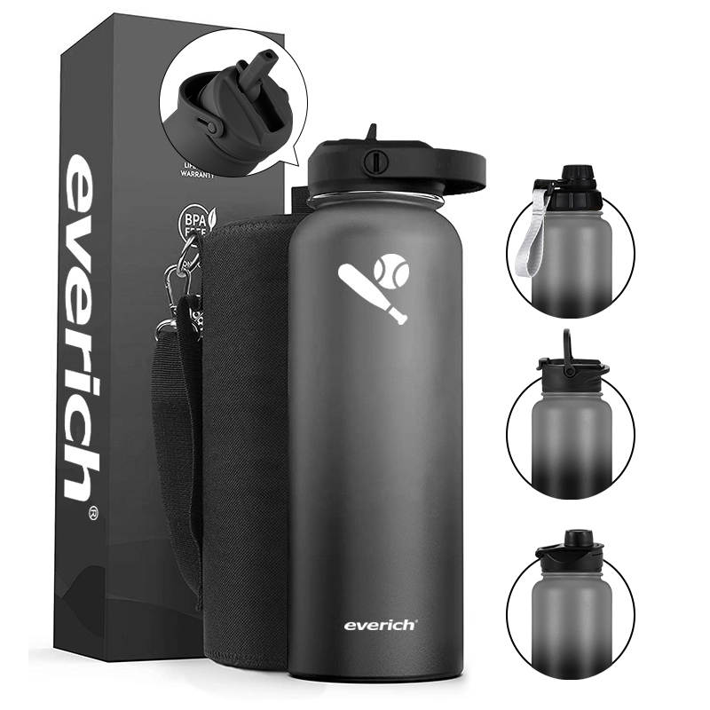 Customised eco-friendly bpa free bulk reusable Stainless Steel Vacuum Insulated water bottle vacuum flask thermos