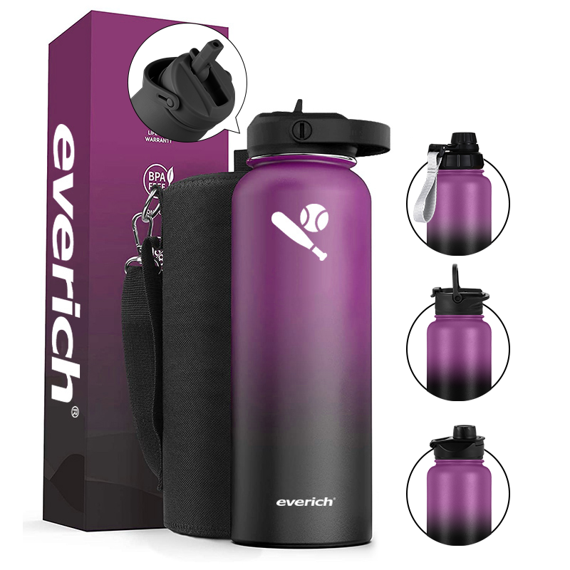 Customised eco-friendly bpa free bulk reusable Stainless Steel Vacuum Insulated water bottle vacuum flask thermos