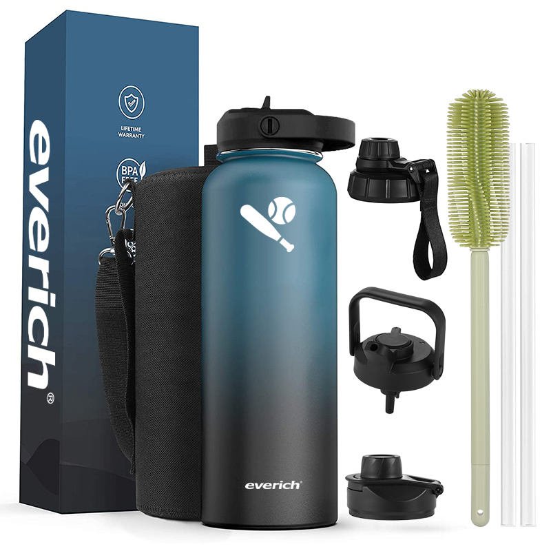 Customised eco-friendly bpa free bulk reusable Stainless Steel Vacuum Insulated water bottle vacuum flask thermos