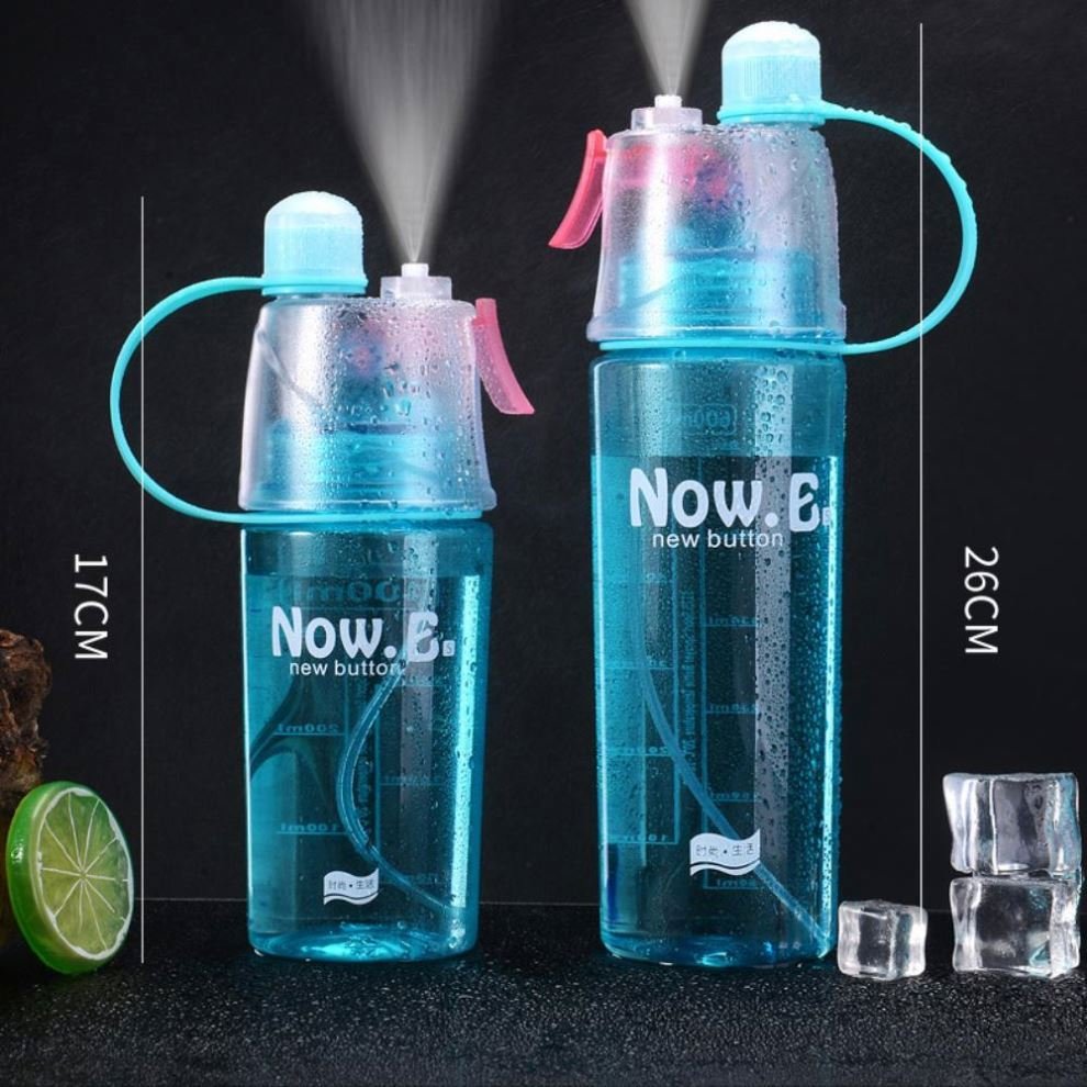 KOBES Leakproof BPA Free Drinking Water Bottle with Time Marker & Straw to Ensure You Drink Enough Water Throughout The Day