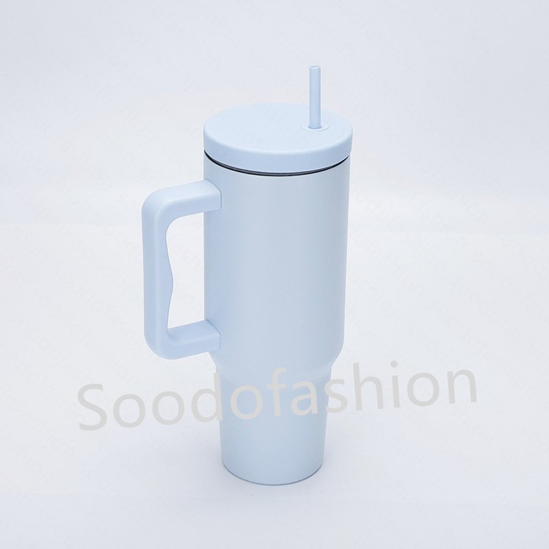 2024 40oz Car cup ModernTrek Tumblers Travel Mug Tumbler with Handle and Straw Customized Logo with Lid