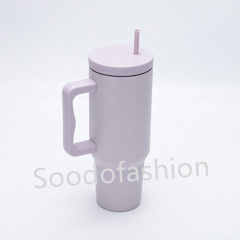 2024 40oz Car cup ModernTrek Tumblers Travel Mug Tumbler with Handle and Straw Customized Logo with Lid