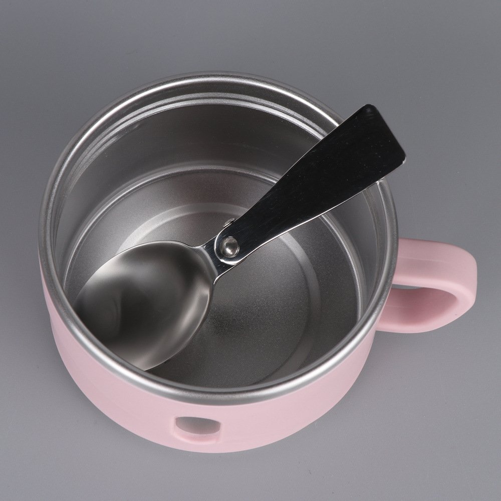 800ml/27oz Insulated Double Wall Food Flask Stainless Steel Lunch Box Vaccum Container Thermos Pot Baby Food Jar With Spoon