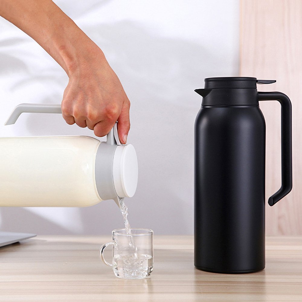 Ama zon Stainless Steel Water Bottle Thermal Flask Vacuum Water Kettle Milk Coffee Pot Thermos Bottle Water Jug