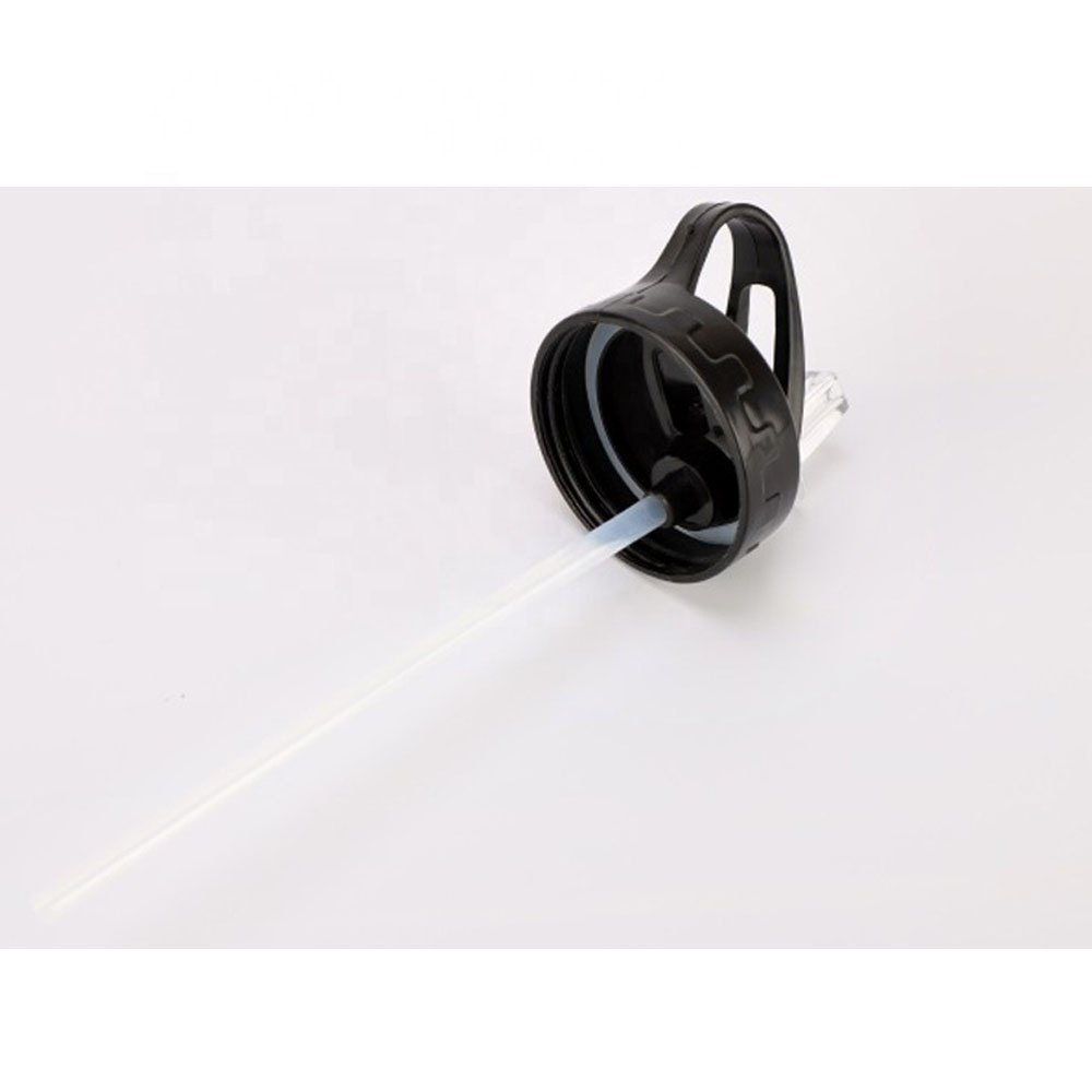 Good Quality single wall stainless steel water sport bottle with handle and straw