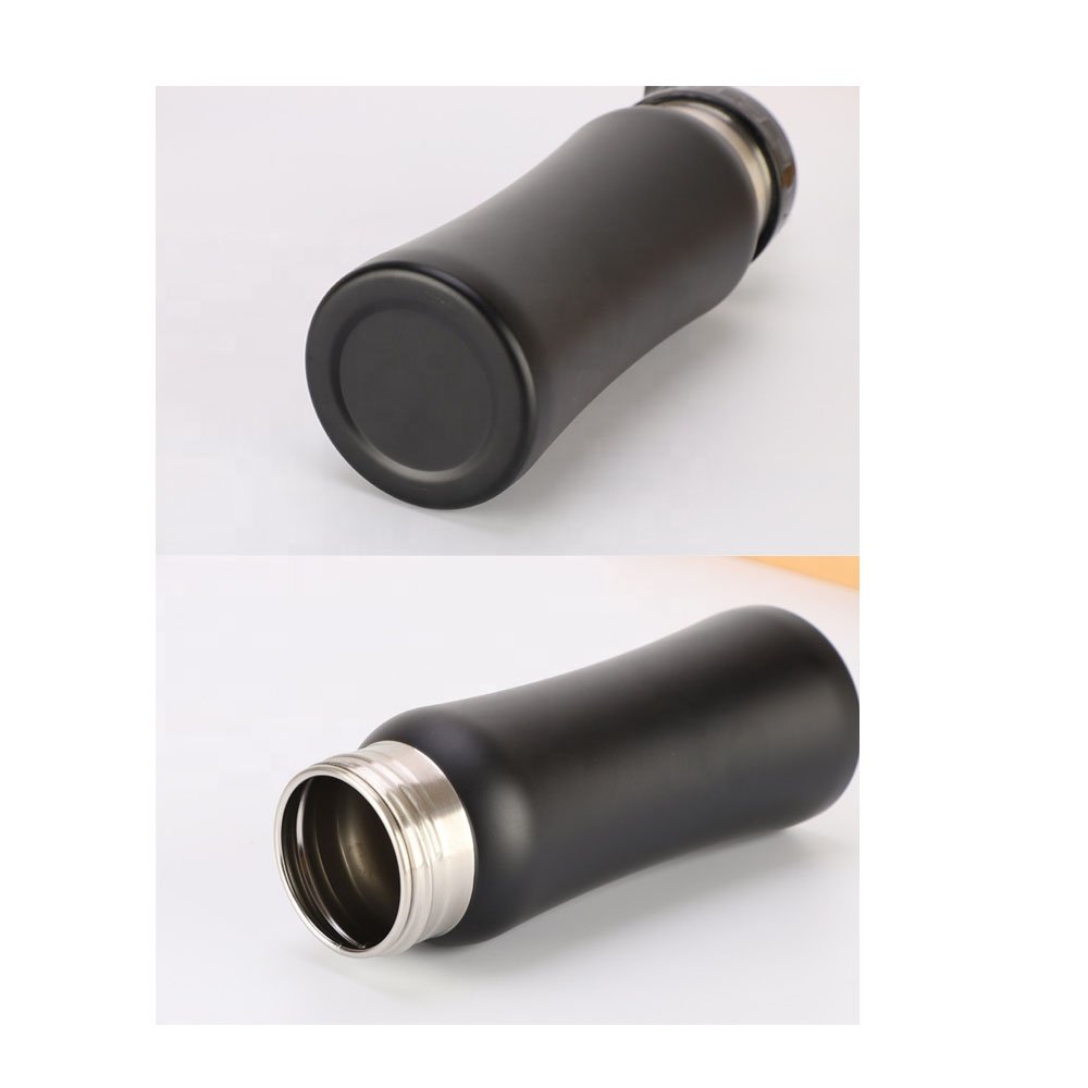 Good Quality single wall stainless steel water sport bottle with handle and straw