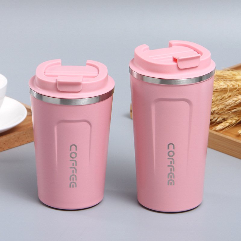 FX Factory Reusable 380ML 510ML Stainless Steel Drinking Tumbler Cups Double Wall Vacuum Travel Coffee Mug with Lid