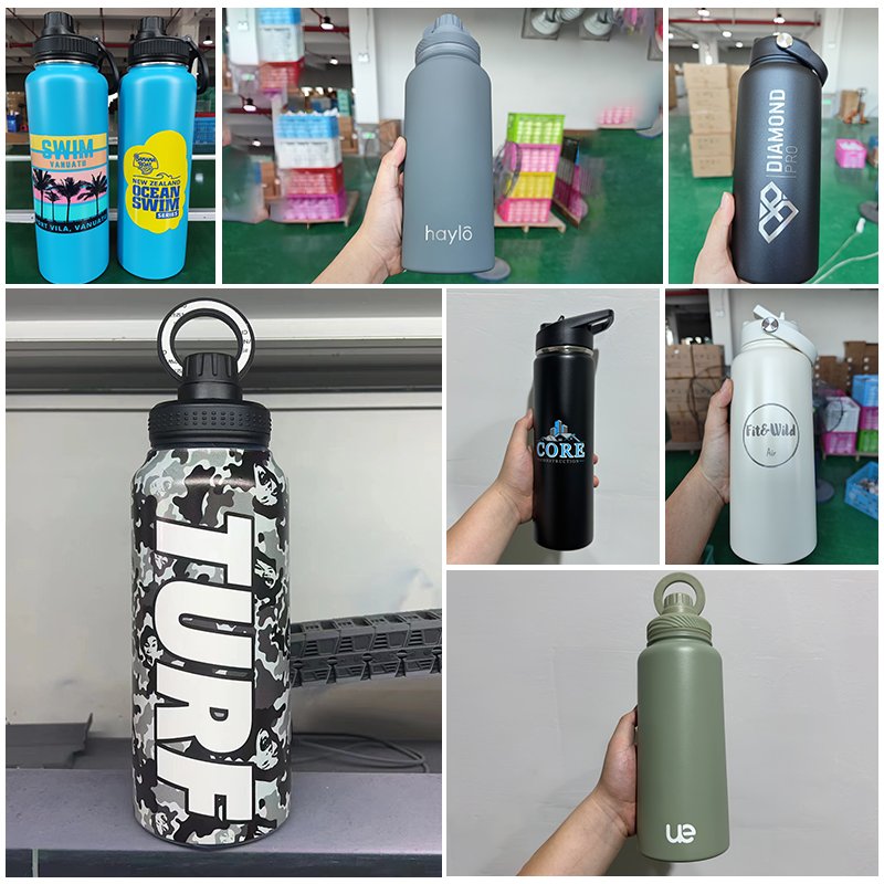 OEM bpa free 18oz hydro double wall stainless steel vacuum insulated thermal gym sports water bottle