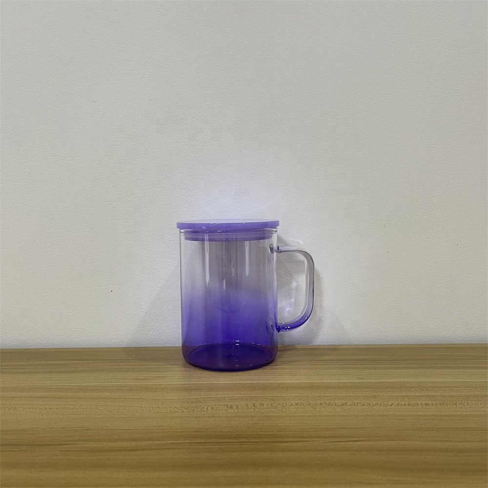 Clear 17oz Ombre Glass Sublimation Mug