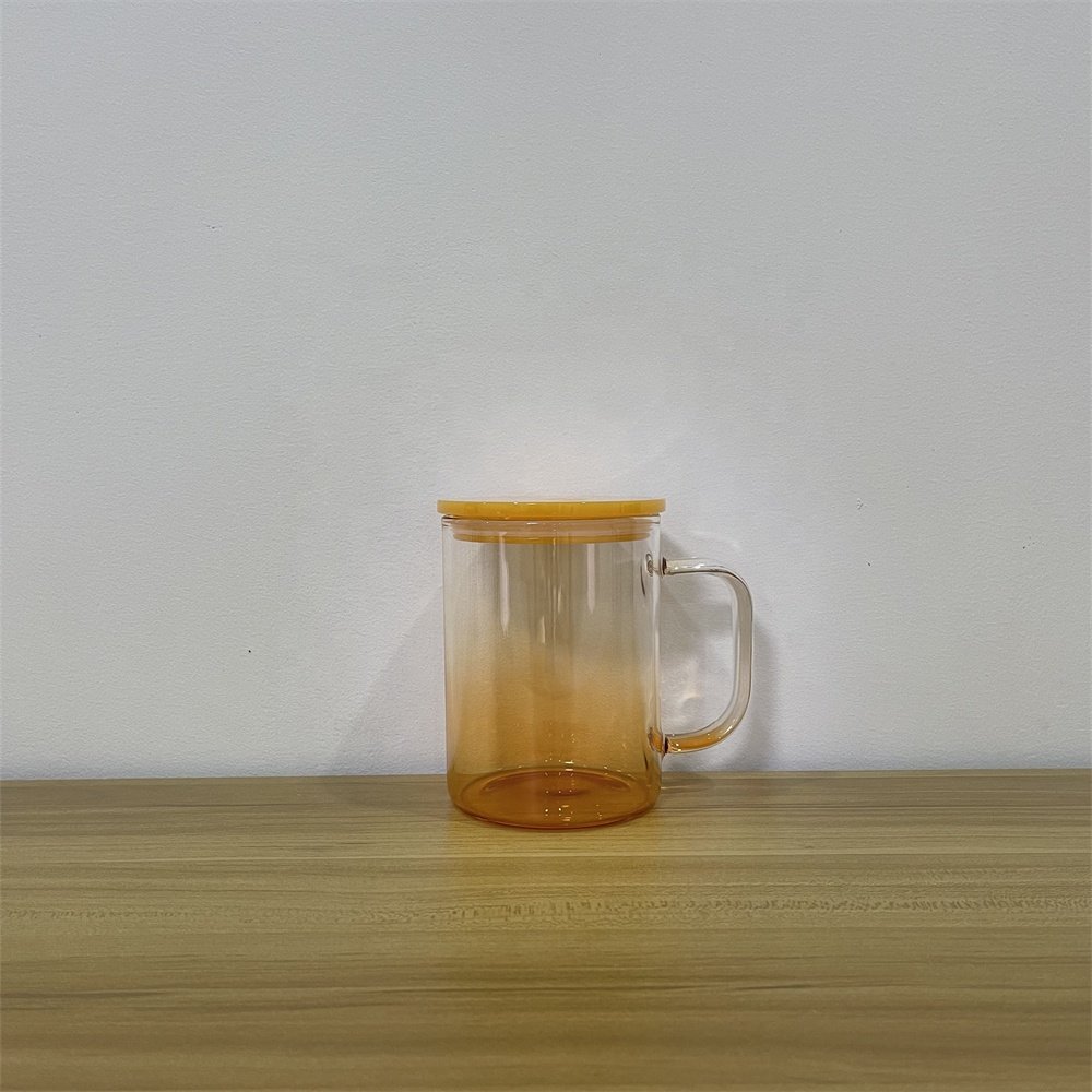 Clear 17oz Ombre Glass Sublimation Mug