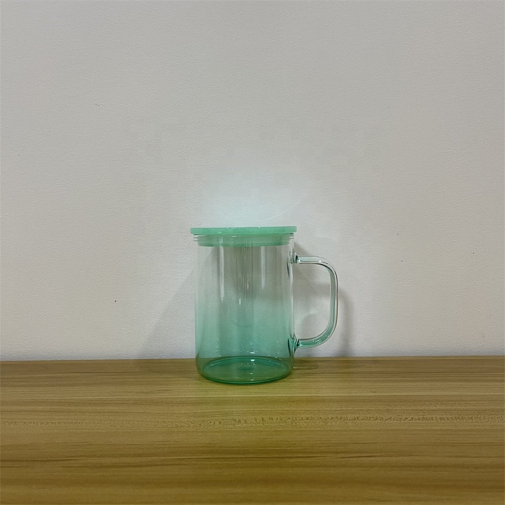 Clear 17oz Ombre Glass Sublimation Mug