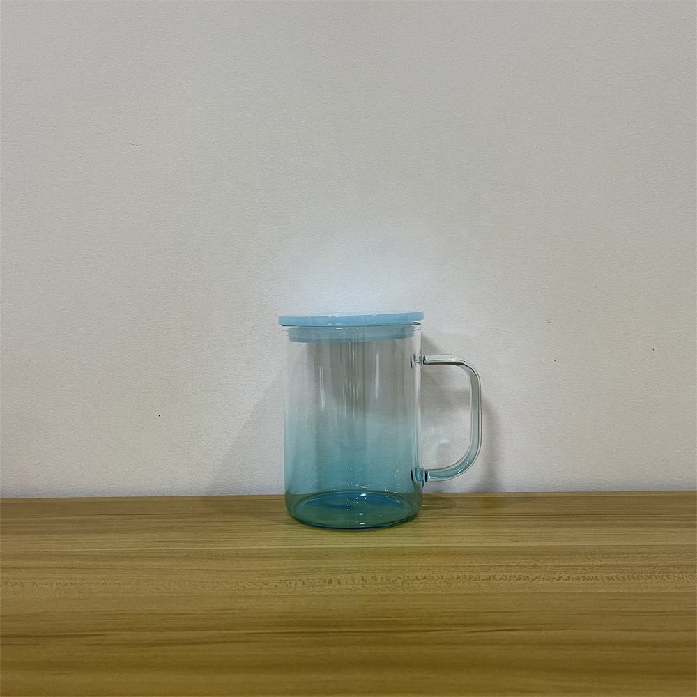 Clear 17oz Ombre Glass Sublimation Mug