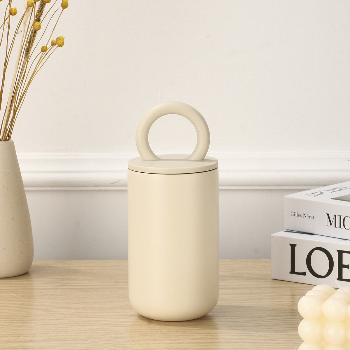 304 Stainless Steel Thermos Cup Double Wall Vacuum Flask Portable Coffee Cup Household Outdoor Mug Perfume Glass Bottle