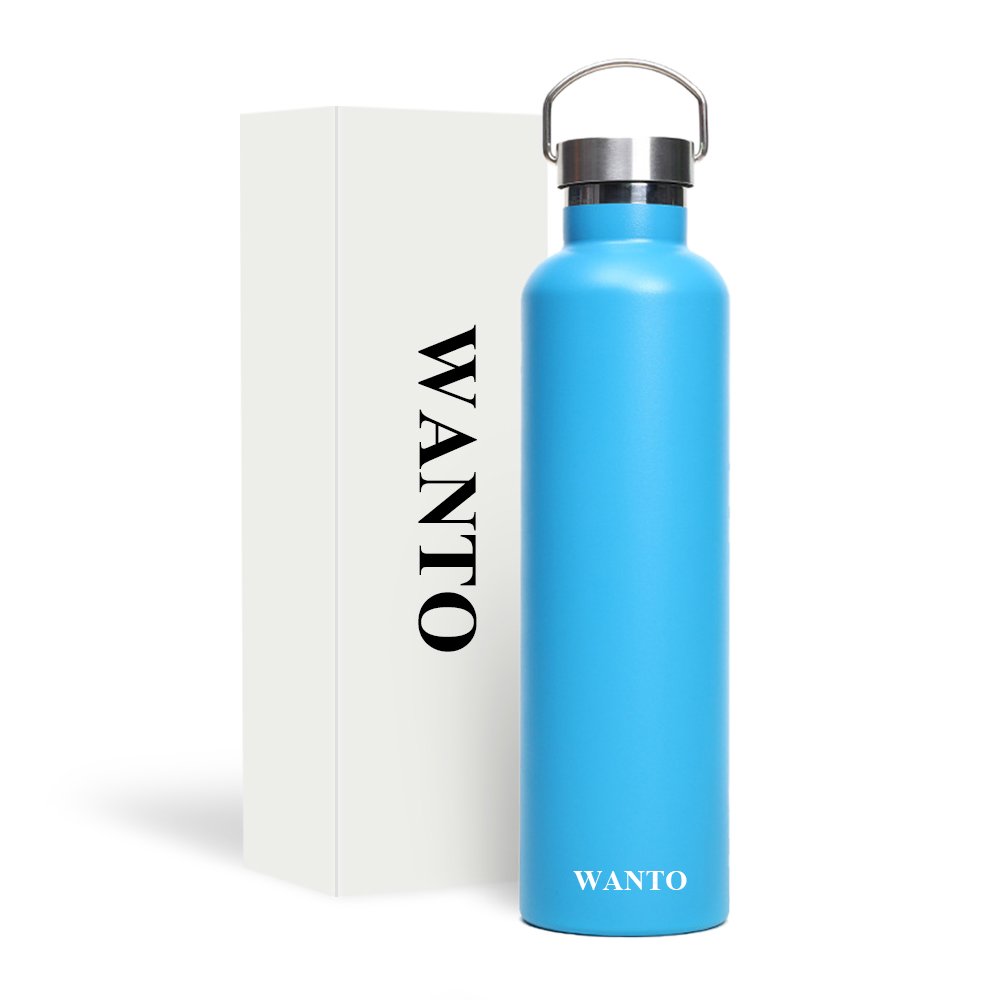 Wanto Sports Gym Stainless Steel Cola Waterproof Insulated Drinking Double Wall Vacuum Flasks Thermos With Custom Powder Coating
