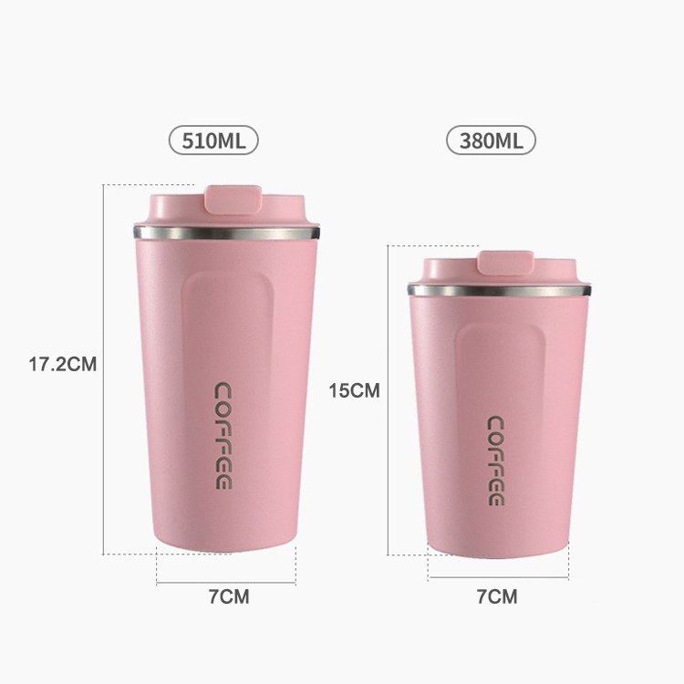 Eco-Friendly Portable LED Temperature Display Thermal Cup Stainless Steel 304 Vacuum Insulated Thermo Travel Coffee Mug With Lid