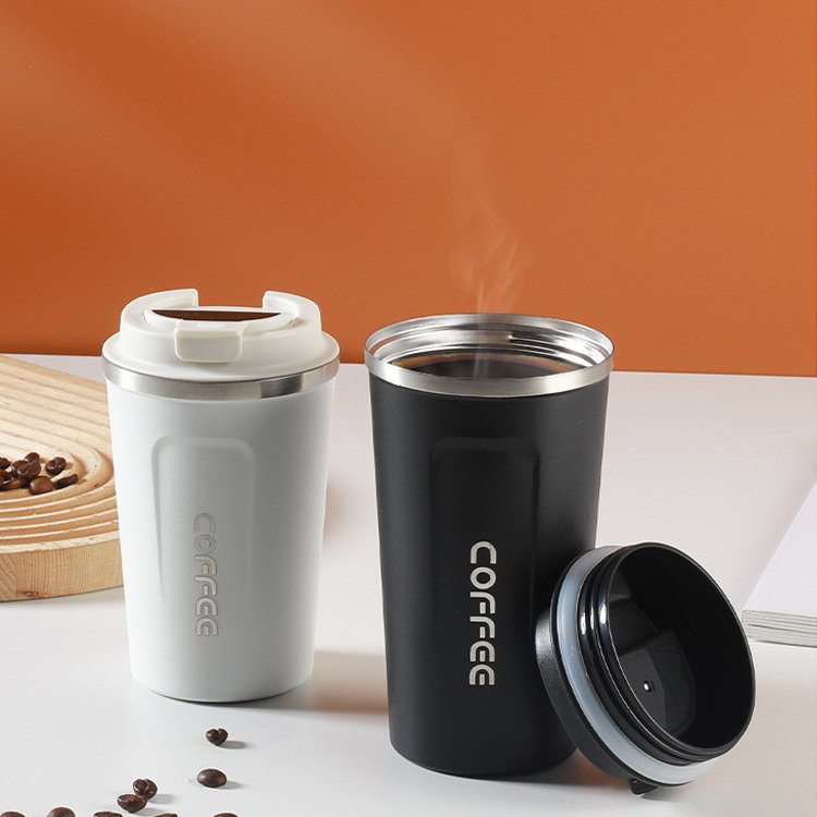 Eco-Friendly Portable LED Temperature Display Thermal Cup Stainless Steel 304 Vacuum Insulated Thermo Travel Coffee Mug With Lid