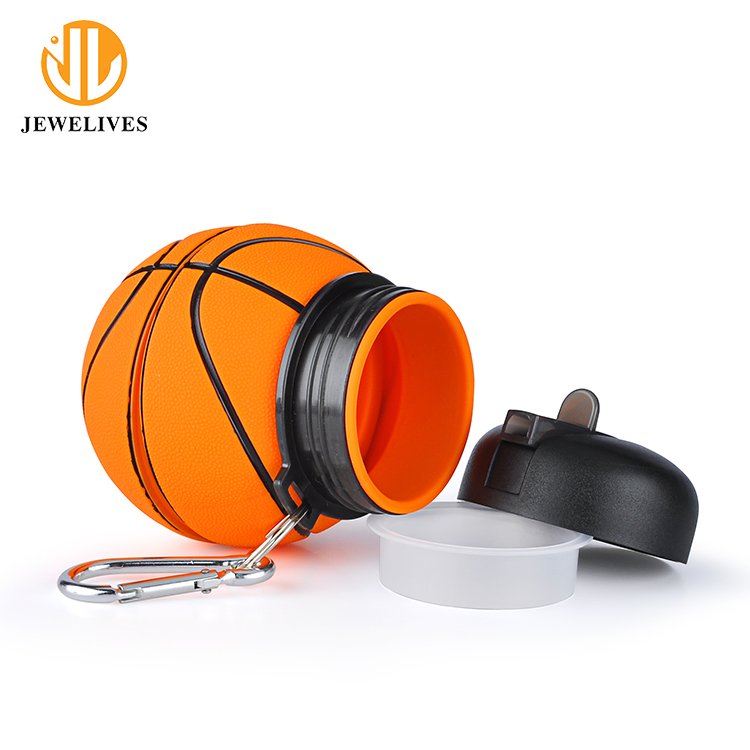 Ball Shape Sports Drinking Cycling Water Bottle With Basketball Design Water Bottles for Adults
