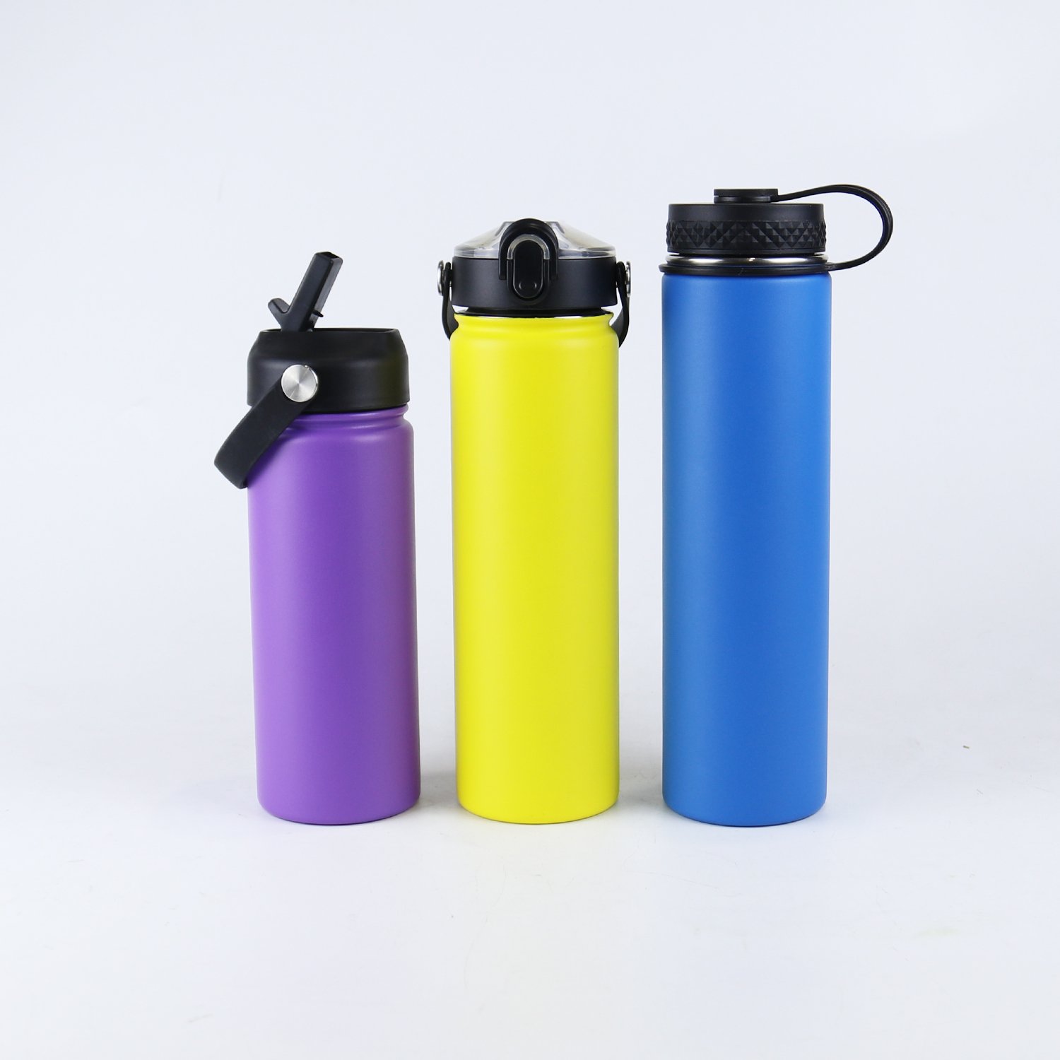 Big Capacity Stainless Steel Water Bottle With Portable Lid Custom Logo 20oz Camping Beer Growler