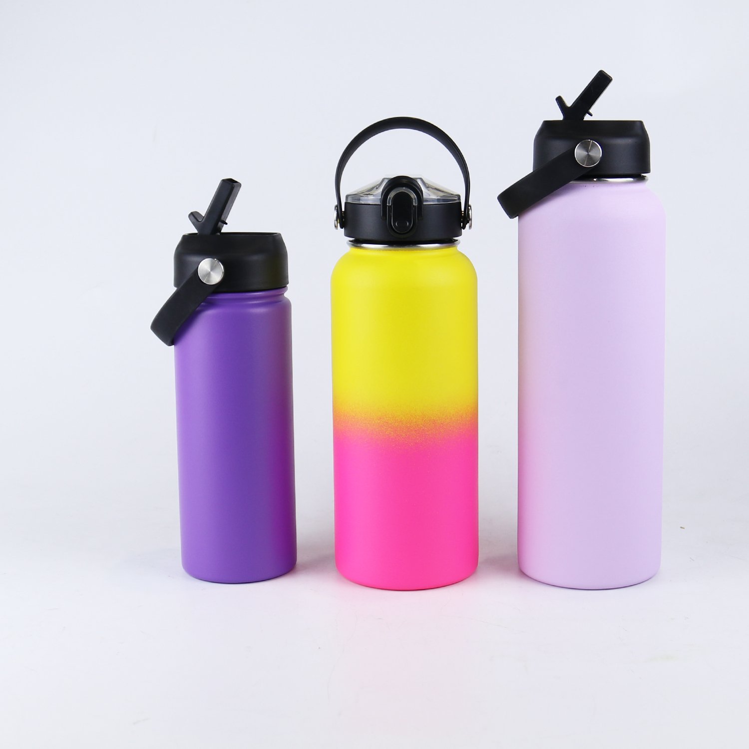 Big Capacity Stainless Steel Water Bottle With Portable Lid Custom Logo 20oz Camping Beer Growler