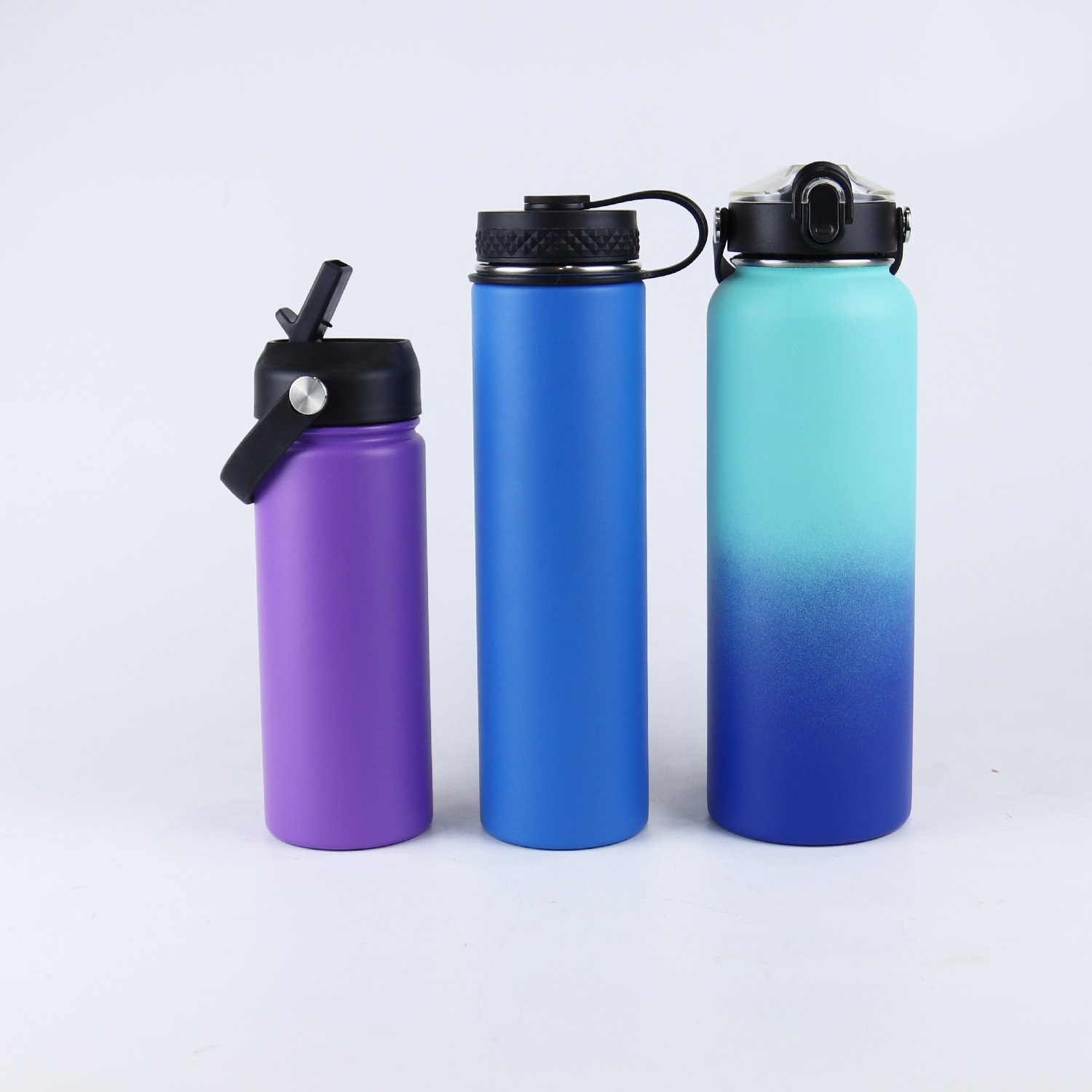 Big Capacity Stainless Steel Water Bottle With Portable Lid Custom Logo 20oz Camping Beer Growler